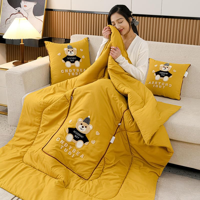 Amazon｜2WAY 抱き枕 クッション ブランケットになる枕 収納便利 昼寝